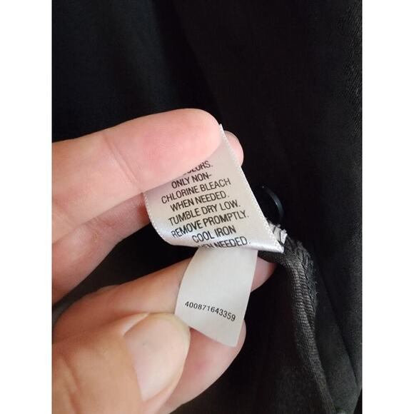 Women's Vintage Passports Button-Down Suede-Like Top Size Large - Picture 5 of 7